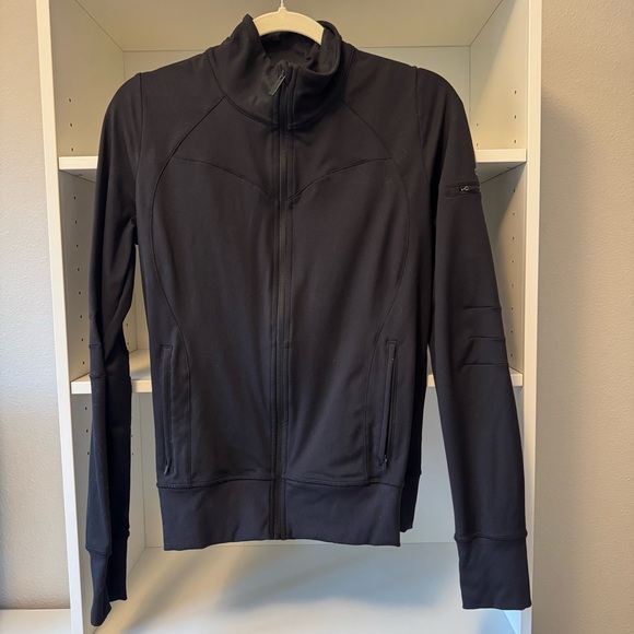Alo Yoga Black Medium Contour Jacket - Picture 4 of 8